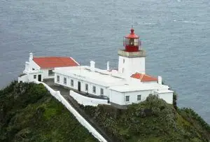 lighthouse in the Azores